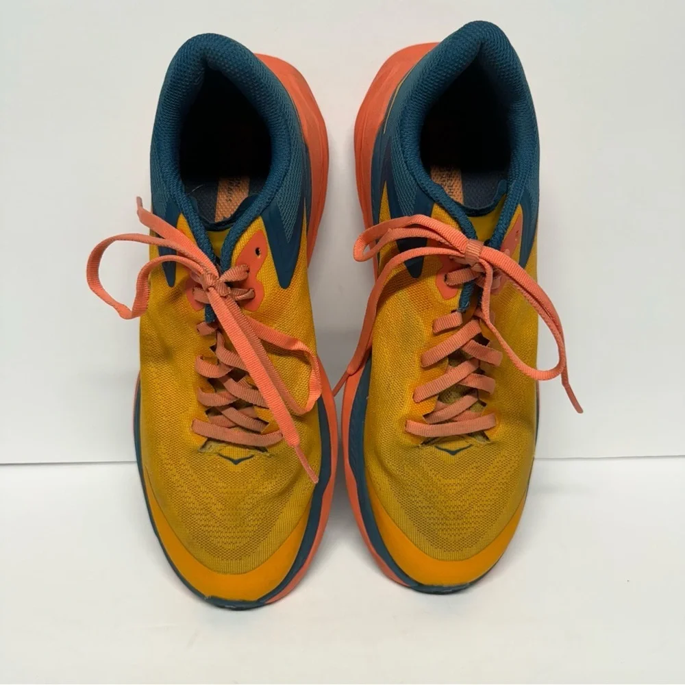 Hoka OneOne Zinal Running Shoes Orange Blue Pink Women’s 8.5